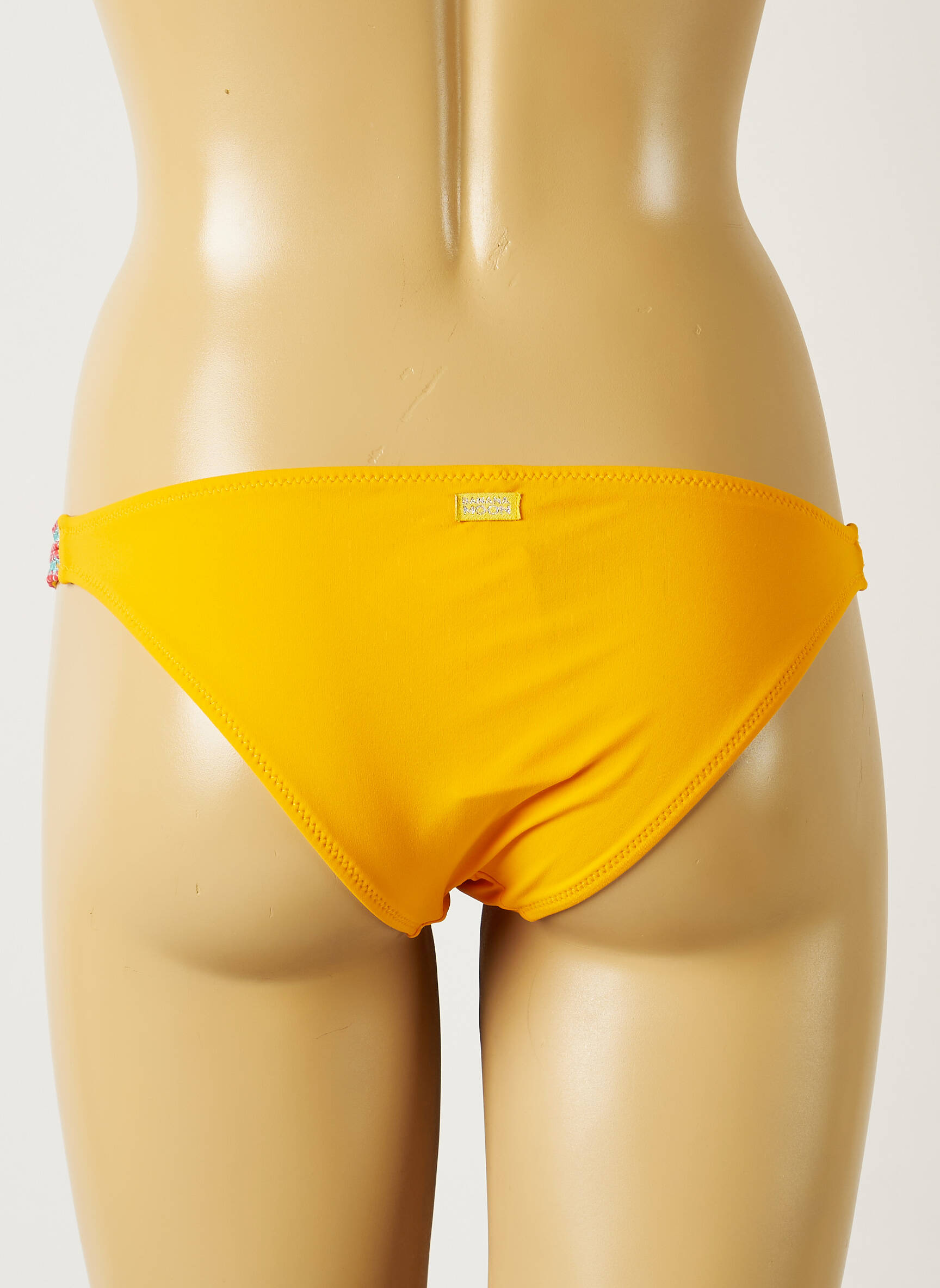 Maudymosi kelnaitės satino efektas bikini oranžinė BANANA MOON moteris