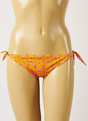 Maudymosi kelnaitės gėlių raštas bikini oranžinė BANANA MOON moteris
