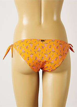 Maudymosi kelnaitės gėlių raštas bikini oranžinė BANANA MOON moteris