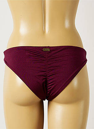 Maudymosi kelnaitės satino efektas bikini violetinis BANANA MOON moteris