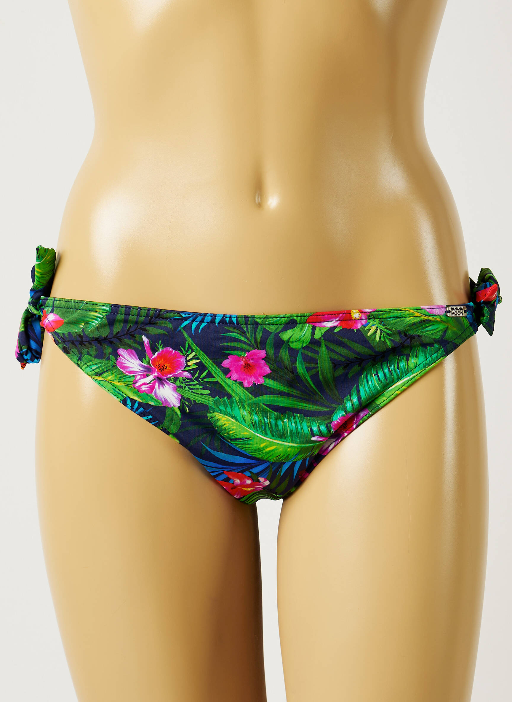Maudymosi kelnaitės tiesioginis dažymas spausdinimas bikini žalias BANANA MOON moteris