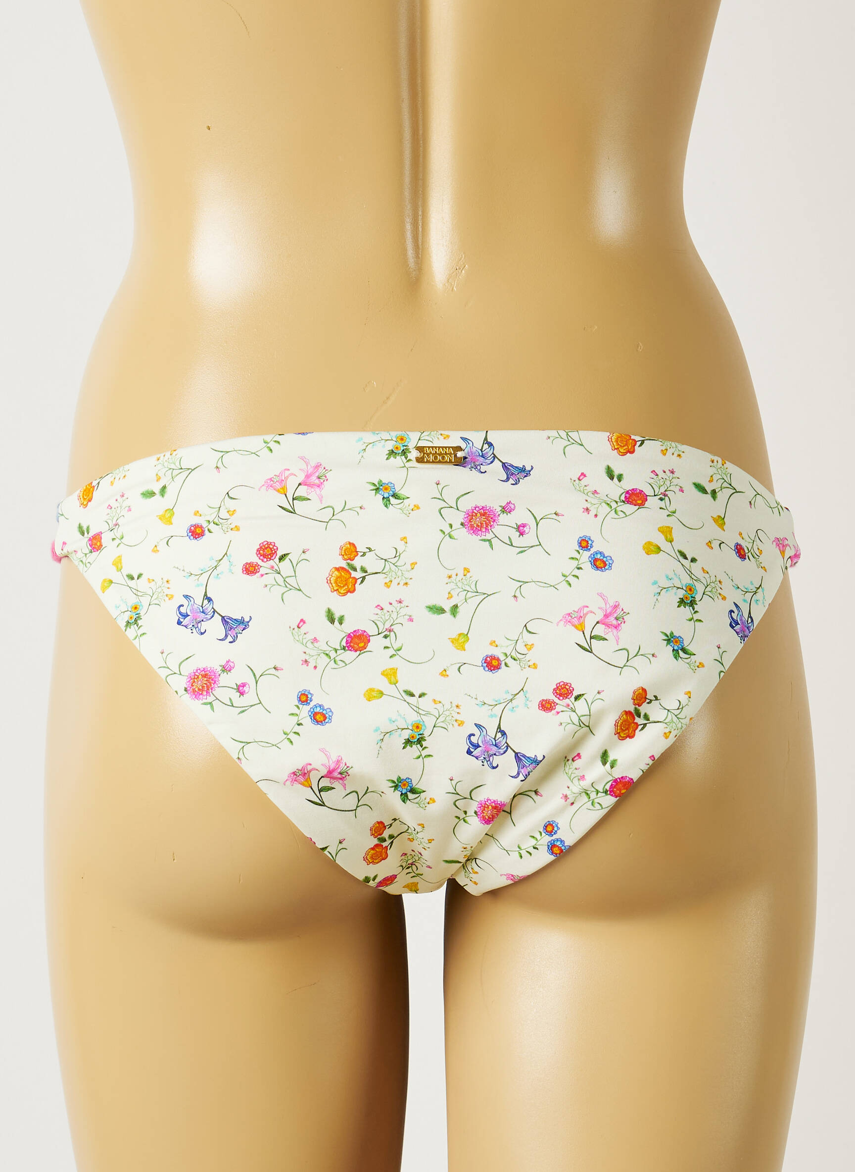 Maudymosi kelnaitės gėlių raštas bikini bežinis BANANA MOON moteris