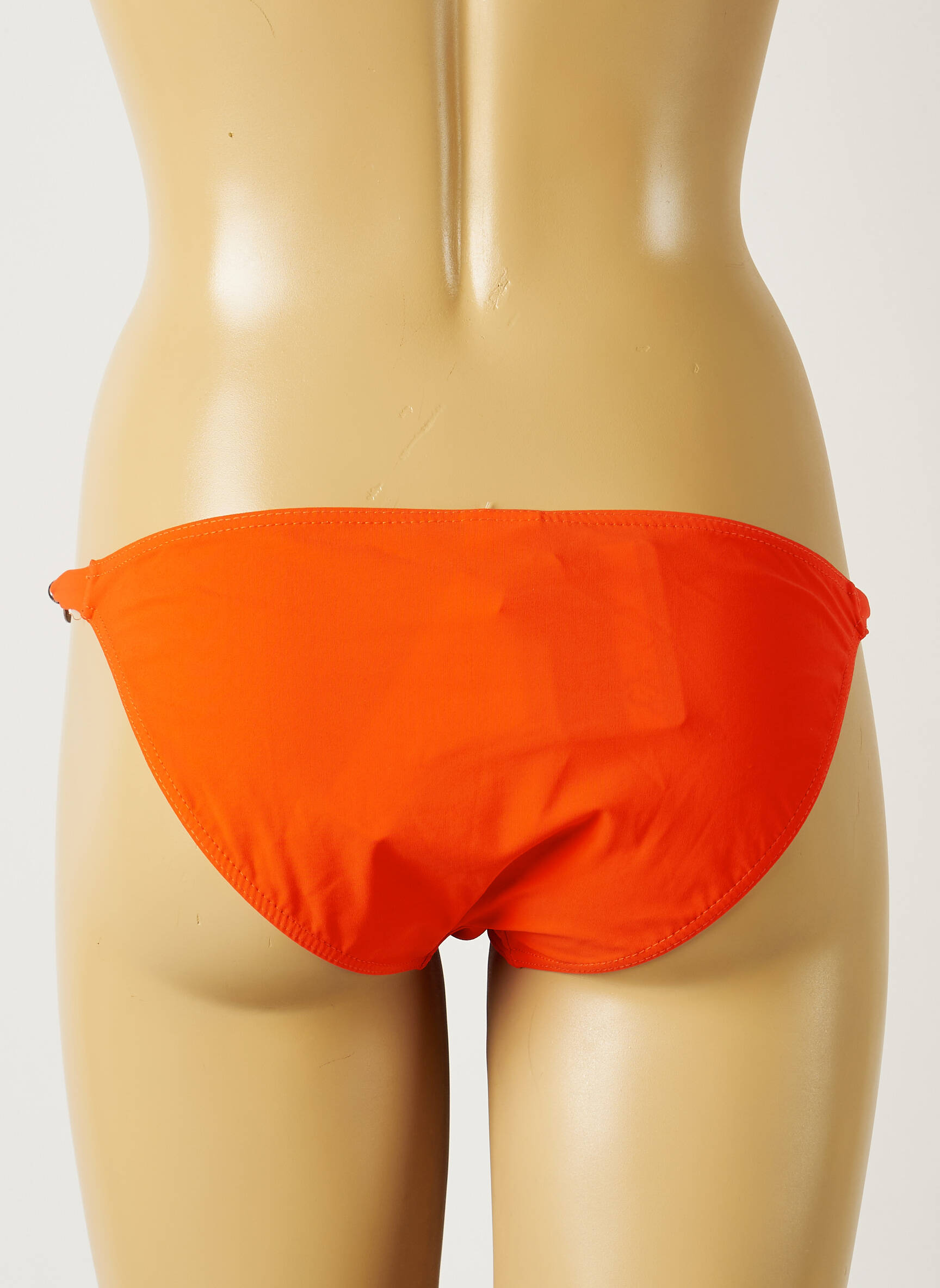 Maudymosi kelnaitės satino efektas bikini oranžinė BANANA MOON moteris