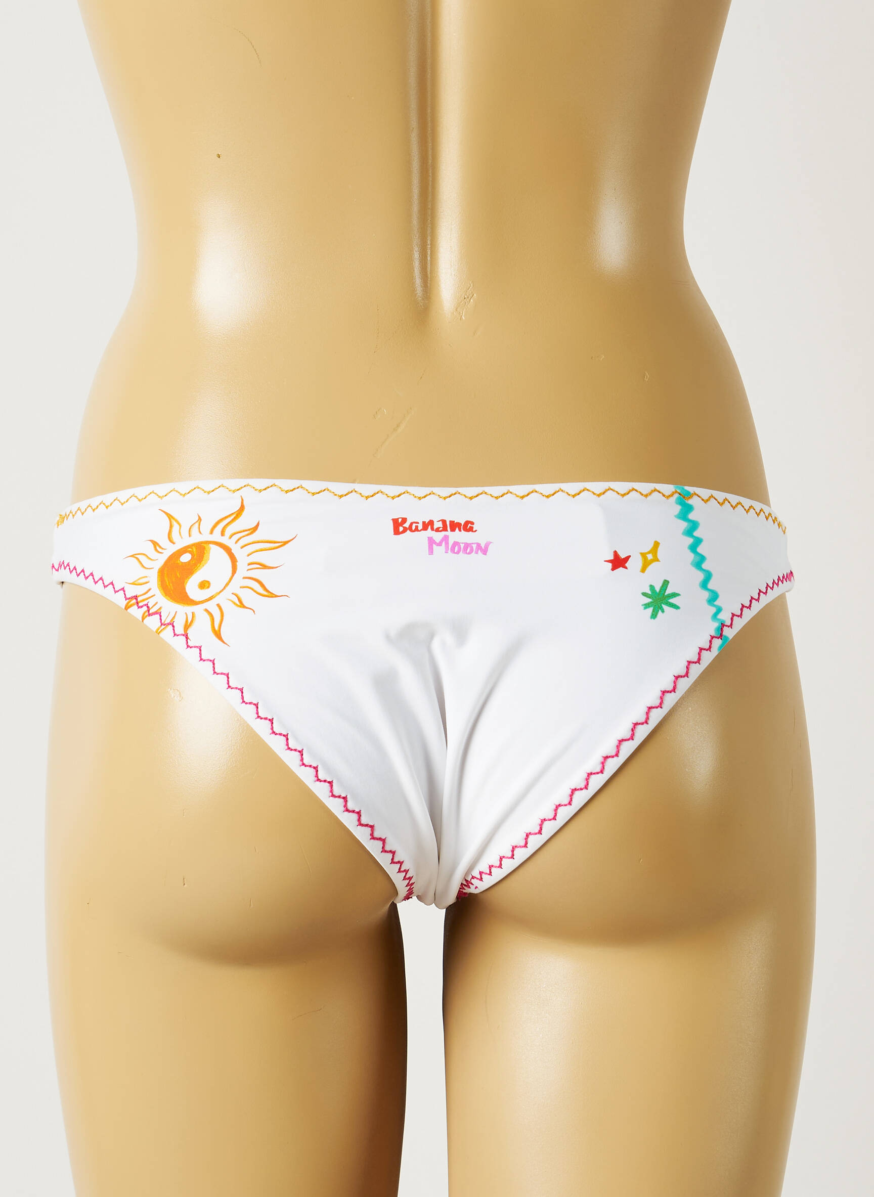 Maudymosi kelnaitės fantazijos raštas kelnaitės baltas BANANA MOON moteris