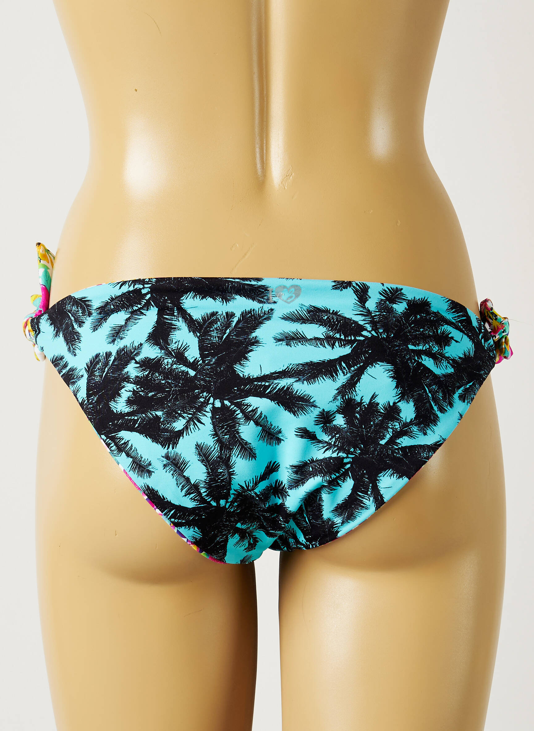 Maudymosi kelnaitės fantazijos raštas bikini rožinė BANANA MOON moteris