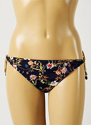 Maudymosi kelnaitės gėlių raštas bikini mėlyna BANANA MOON moteris