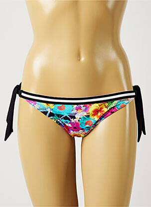 Maudymosi kelnaitės gėlių raštas bikini rožinė BANANA MOON moteris