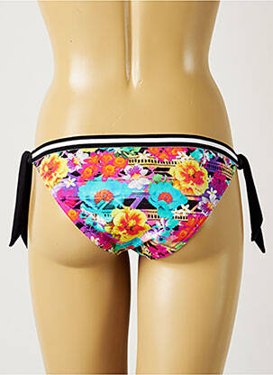 Maudymosi kelnaitės gėlių raštas bikini rožinė BANANA MOON moteris