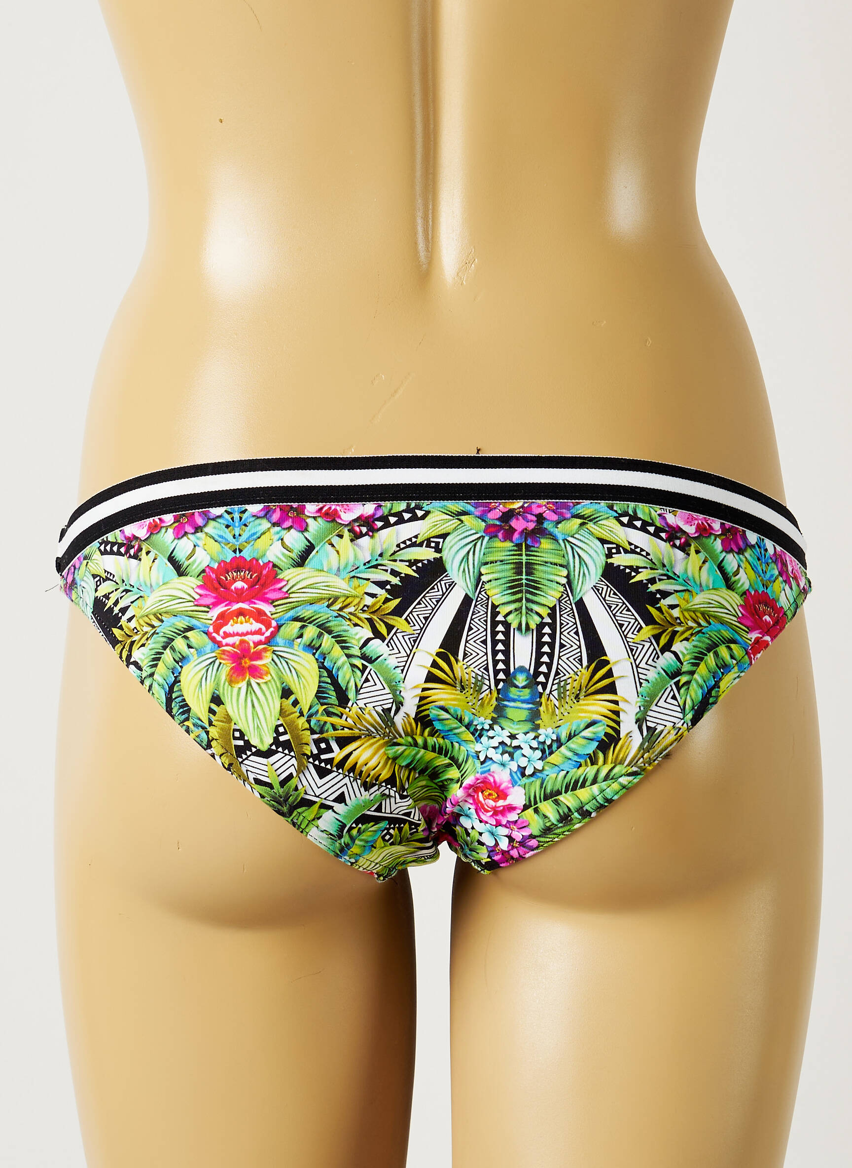 Maudymosi kelnaitės tiesioginis dažymas spausdinimas bikini žalias BANANA MOON moteris