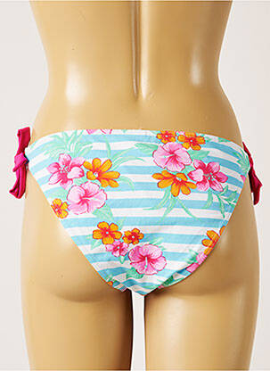 Maudymosi kelnaitės gėlių raštas bikini mėlyna BANANA MOON moteris