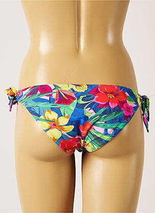 Maudymosi kelnaitės gėlių raštas bikini mėlyna BANANA MOON moteris