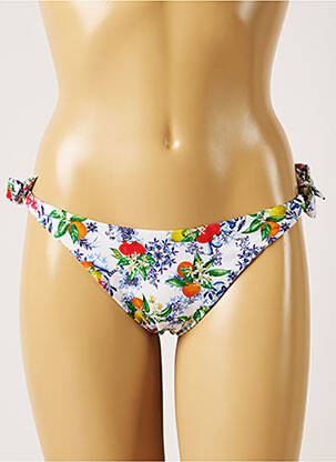 Maudymosi kelnaitės gėlių raštas bikini mėlyna BANANA MOON moteris