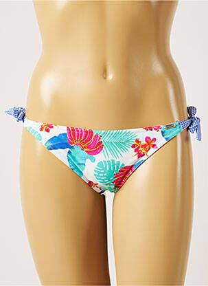 Maudymosi kelnaitės gėlių raštas bikini mėlyna BANANA MOON moteris