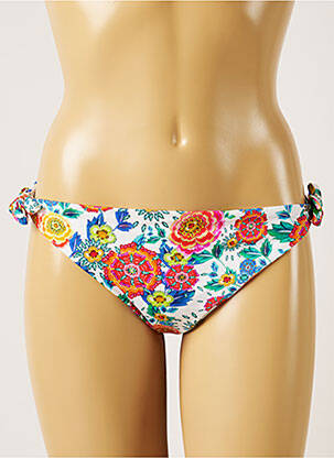 Maudymosi kelnaitės gėlių raštas bikini mėlyna BANANA MOON moteris