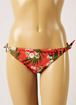 Maudymosi kelnaitės gėlių raštas bikini oranžinė BANANA MOON moteris