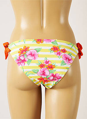 Maudymosi kelnaitės gėlių raštas bikini geltona BANANA MOON moteris