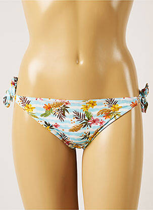 Maudymosi kelnaitės gėlių raštas bikini mėlyna BANANA MOON moteris