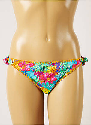 Maudymosi kelnaitės gėlių raštas bikini mėlyna BANANA MOON moteris