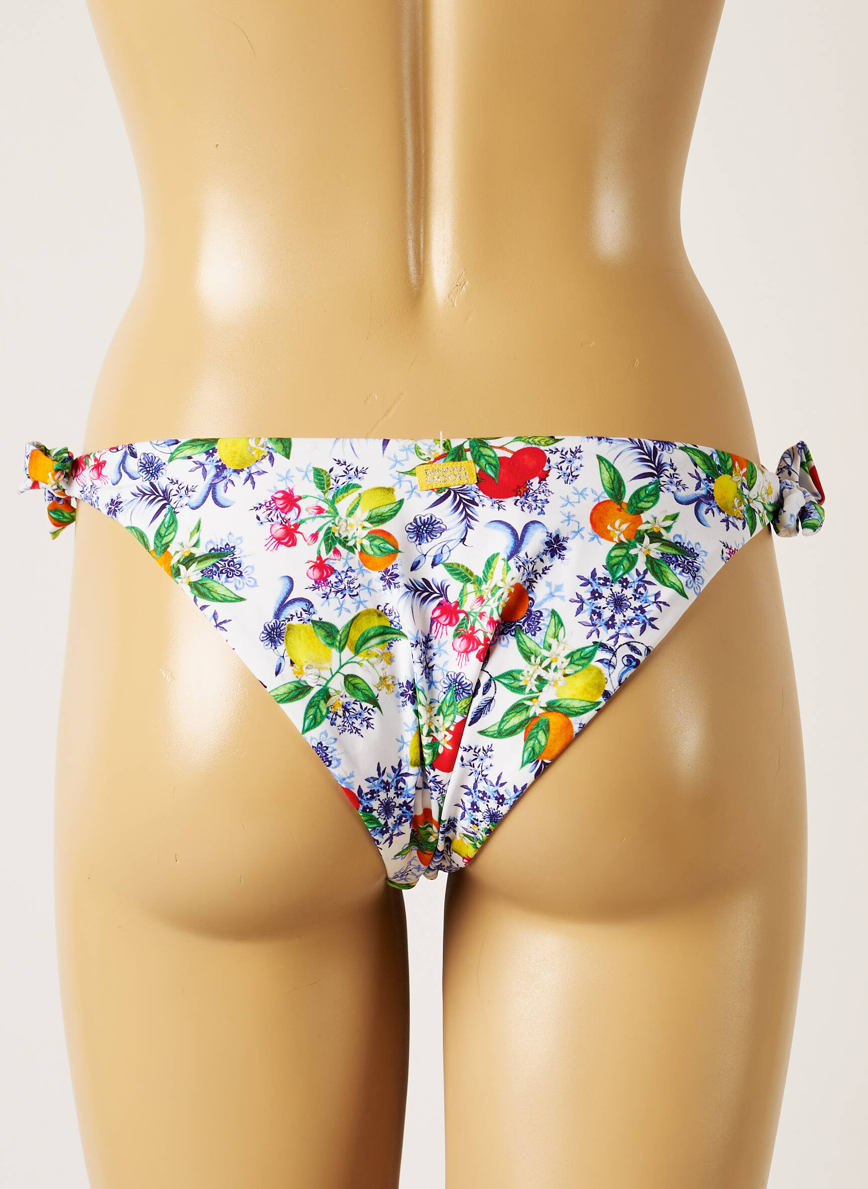 Maudymosi kelnaitės gėlių raštas bikini mėlyna BANANA MOON moteris