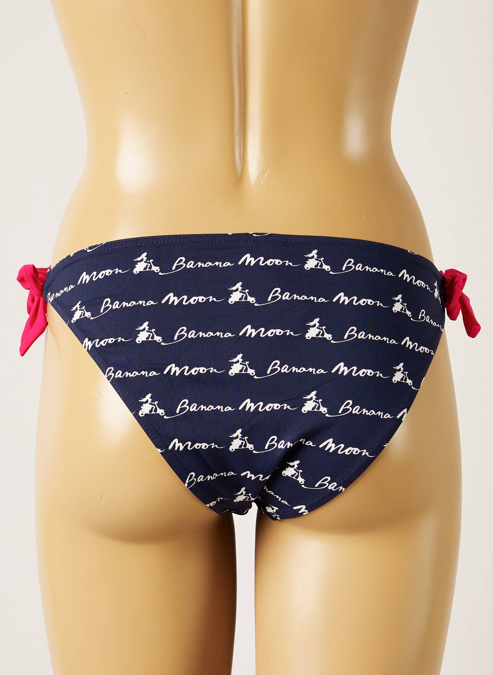 Maudymosi kelnaitės fantazijos raštas bikini mėlyna BANANA MOON moteris