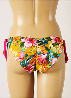 Maudymosi kelnaitės gėlių raštas bikini oranžinė BANANA MOON moteris