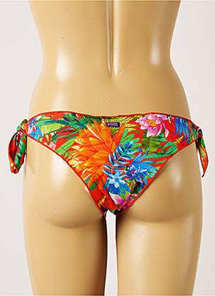 Maudymosi kelnaitės gėlių raštas bikini oranžinė BANANA MOON moteris