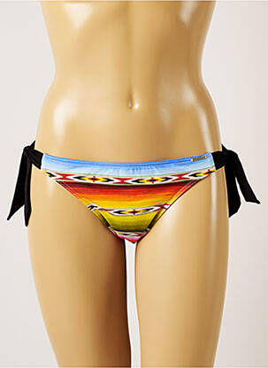 Maudymosi kelnaitės užsegimas su raišteliais bikini žalias BANANA MOON moteris