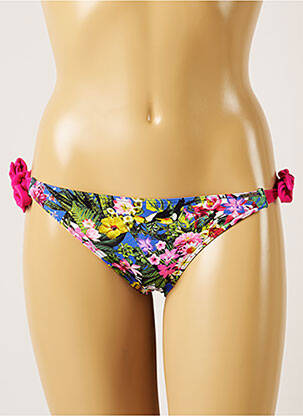Maudymosi kelnaitės gėlių raštas bikini mėlyna BANANA MOON moteris