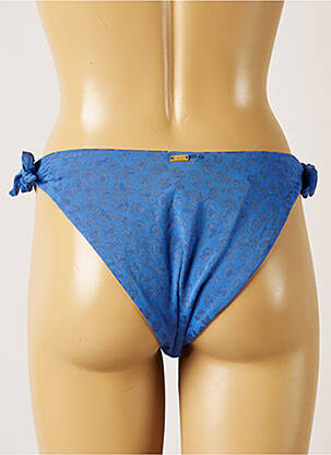 Maudymosi kelnaitės užsegimas su raišteliais bikini mėlyna BANANA MOON moteris