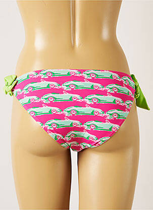Maudymosi kelnaitės fantazijos raštas bikini rožinė BANANA MOON moteris