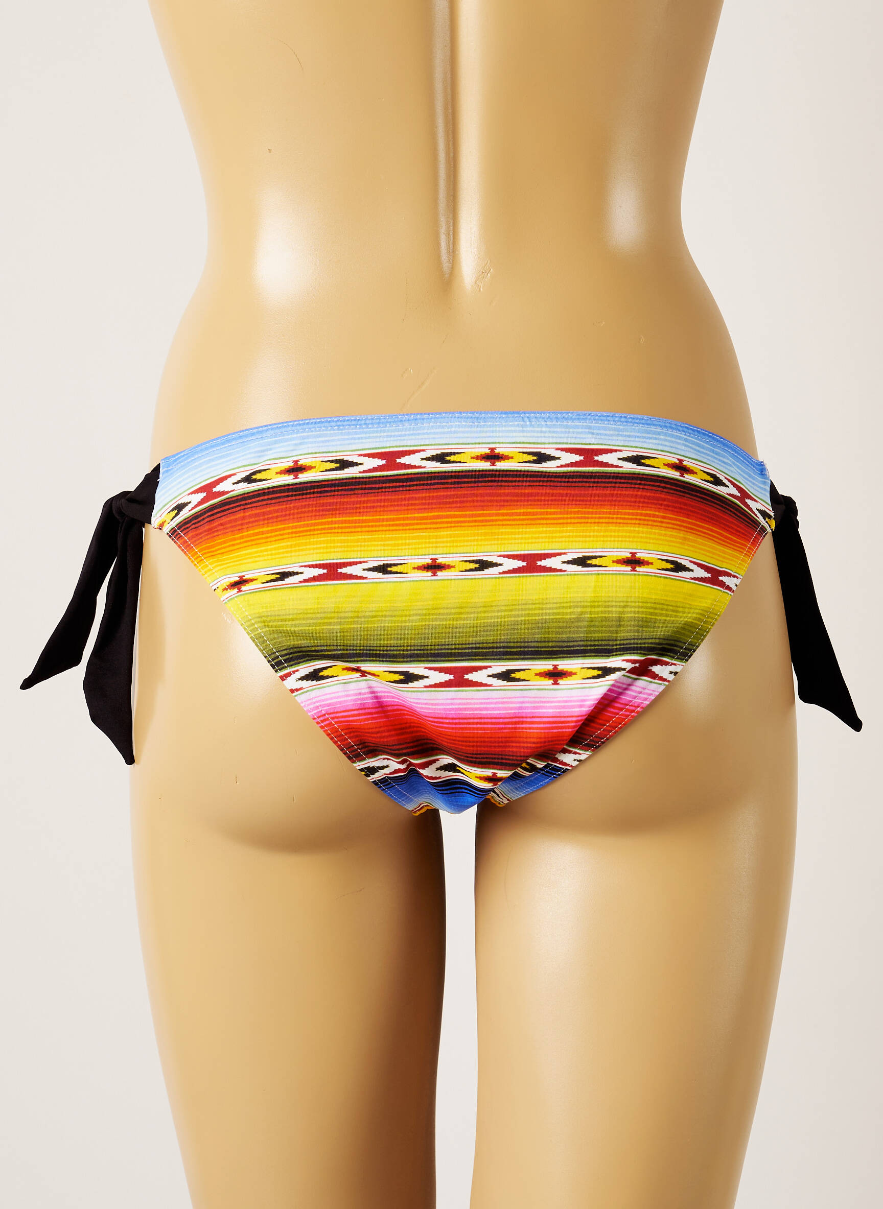 Maudymosi kelnaitės užsegimas su raišteliais bikini žalias BANANA MOON moteris