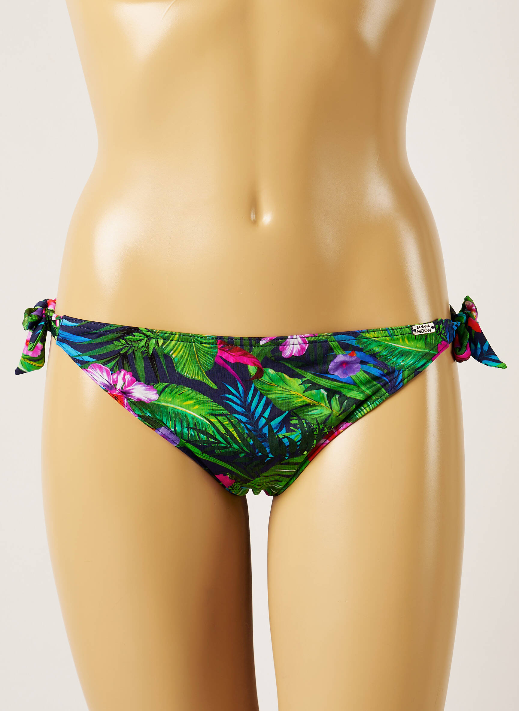 Maudymosi kelnaitės tiesioginis dažymas spausdinimas bikini žalias BANANA MOON moteris