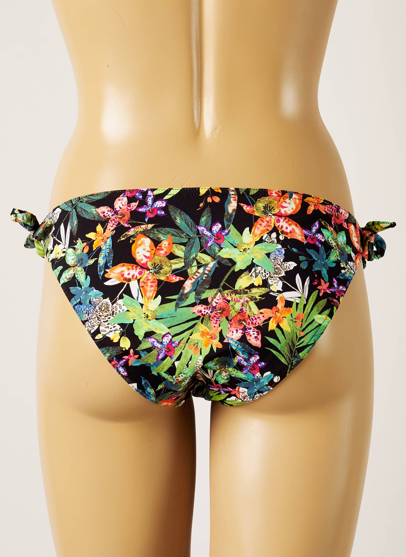 Maudymosi kelnaitės tiesioginis dažymas spausdinimas bikini juodas BANANA MOON moteris