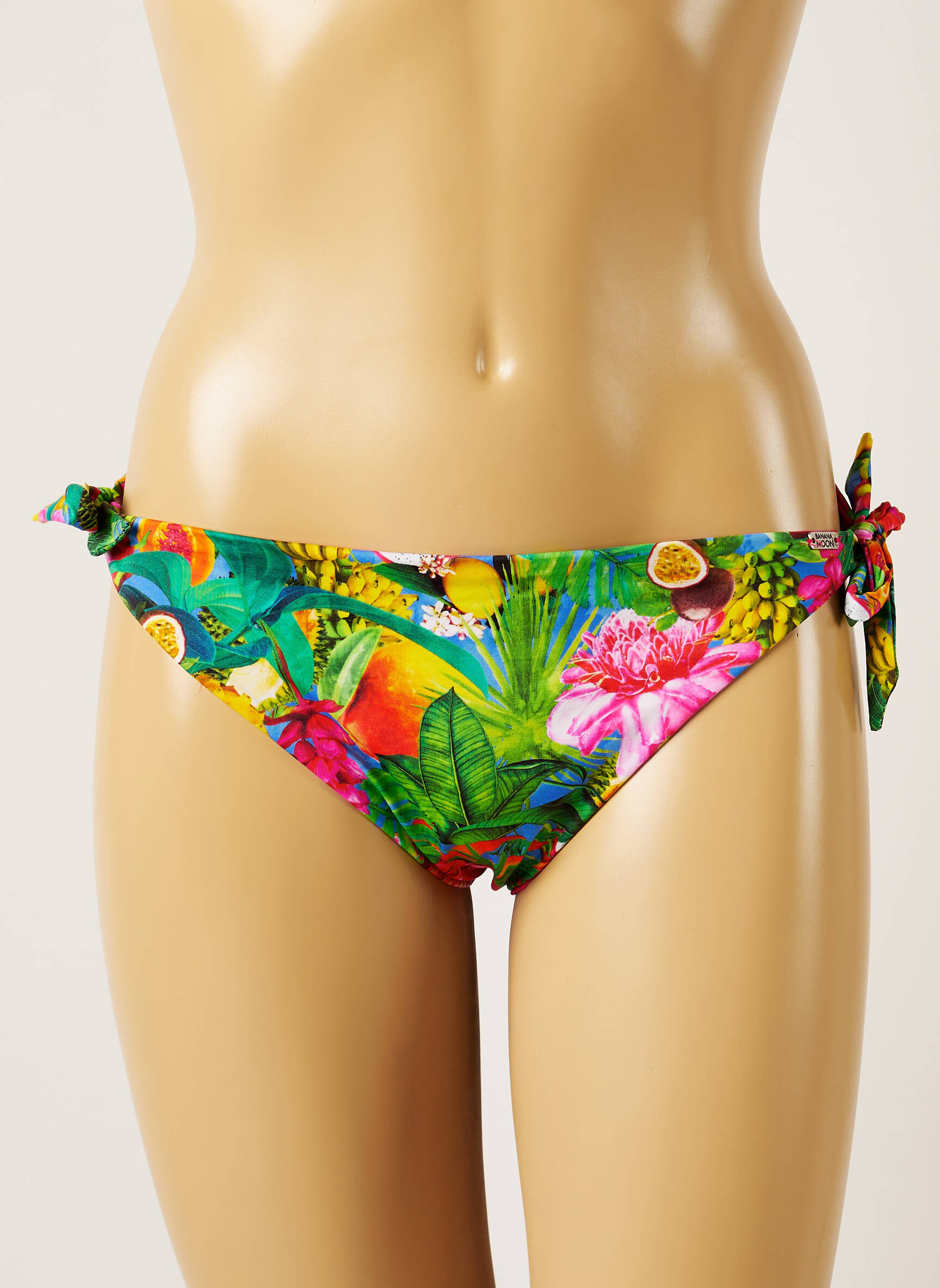 Maudymosi kelnaitės tiesioginis dažymas spausdinimas bikini žalias BANANA MOON moteris