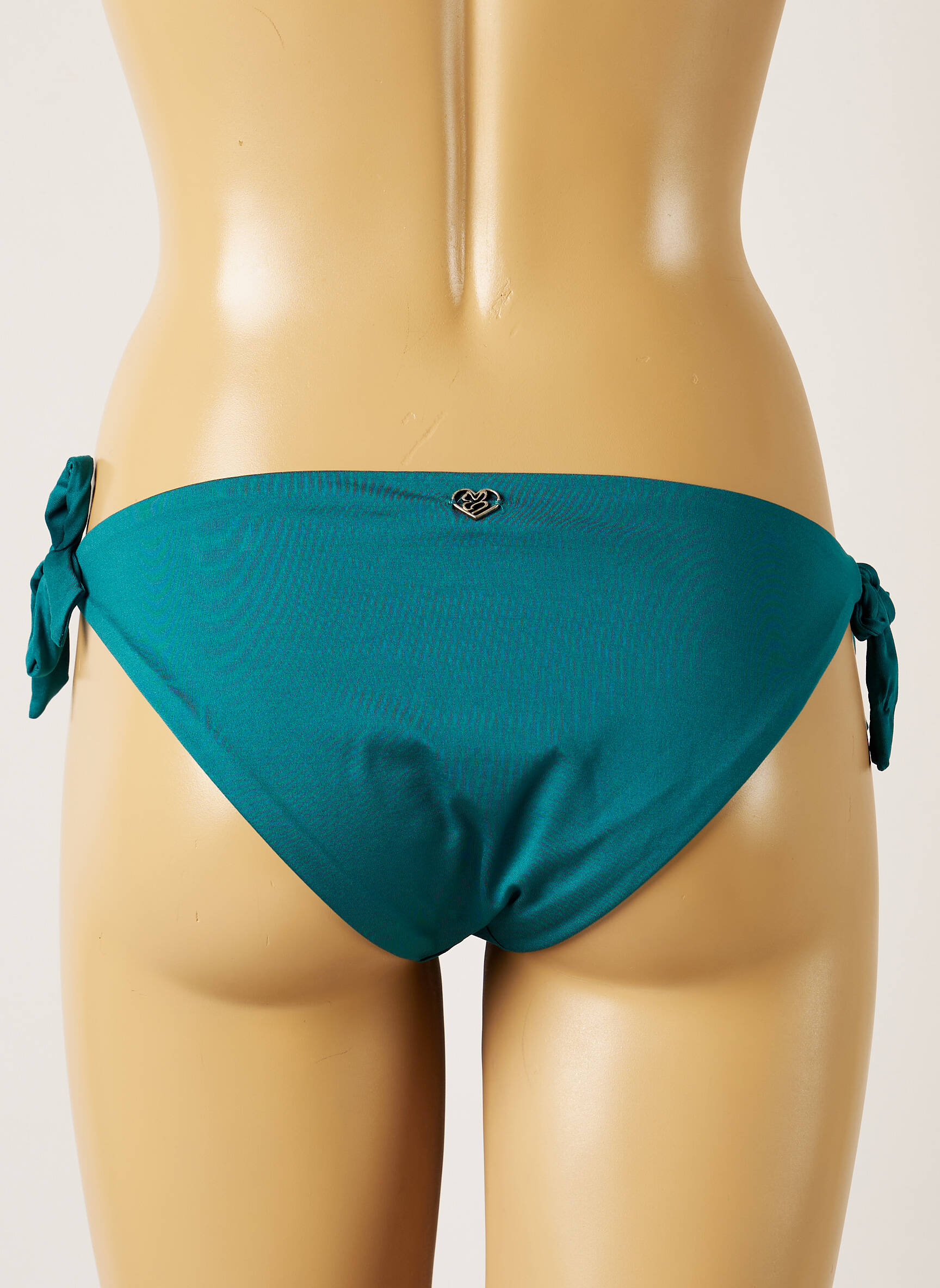 Maudymosi kelnaitės užsegimas su raišteliais bikini žalias BANANA MOON moteris