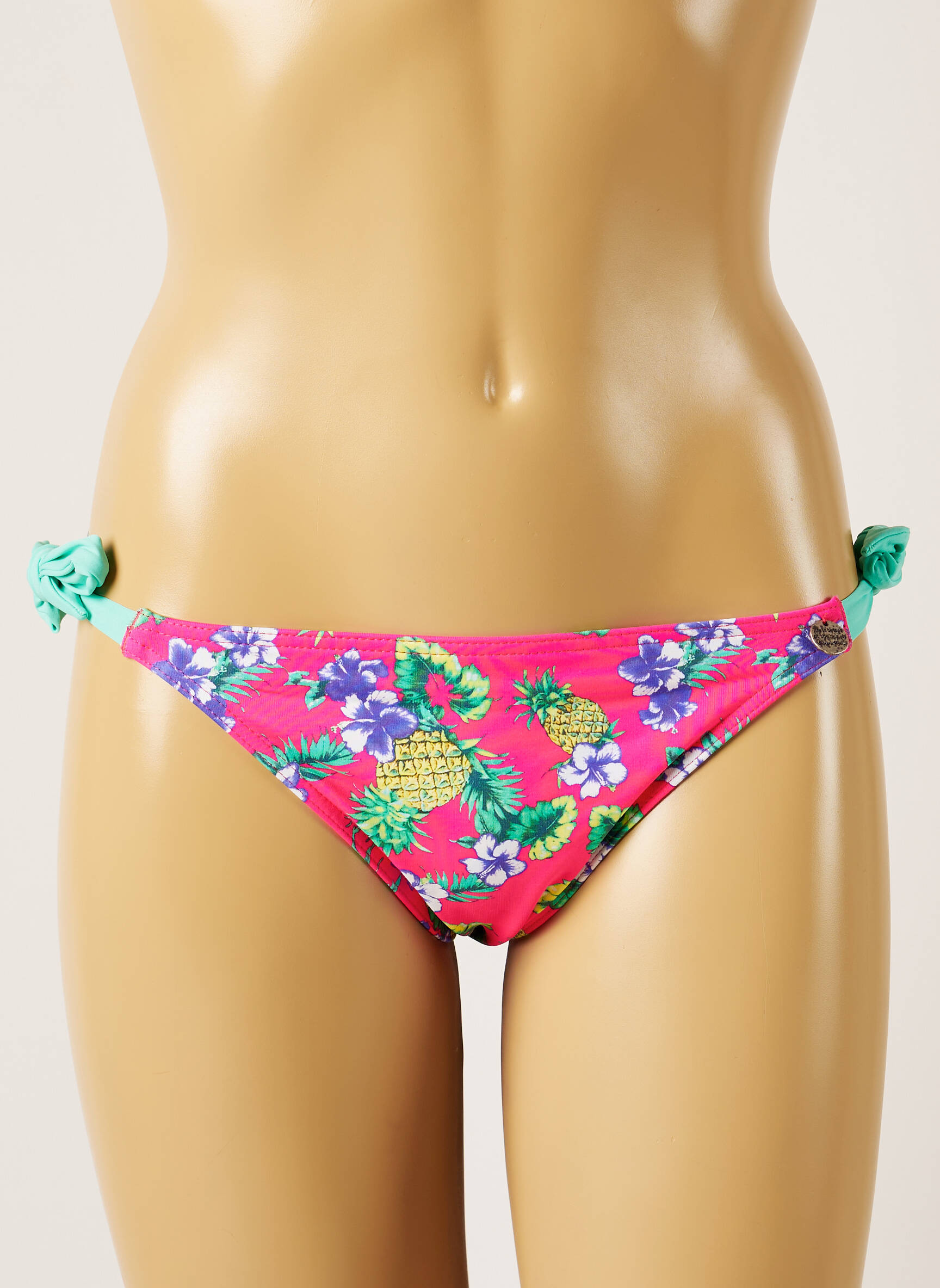 Maudymosi kelnaitės tiesioginis dažymas spausdinimas bikini rožinė BANANA MOON moteris