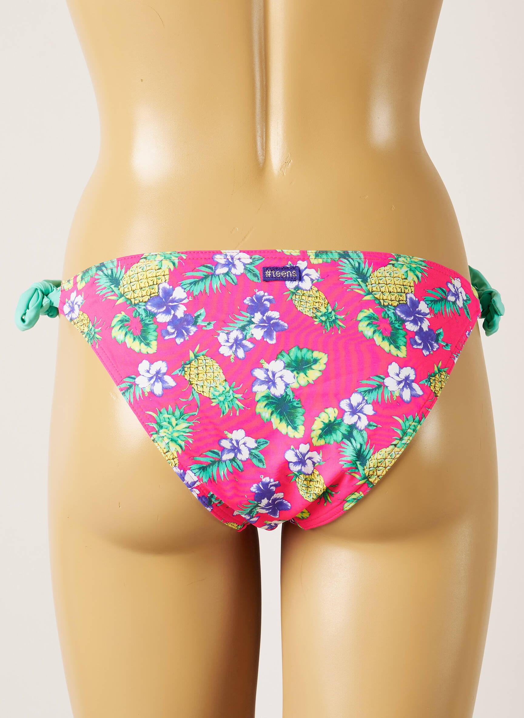 Maudymosi kelnaitės tiesioginis dažymas spausdinimas bikini rožinė BANANA MOON moteris