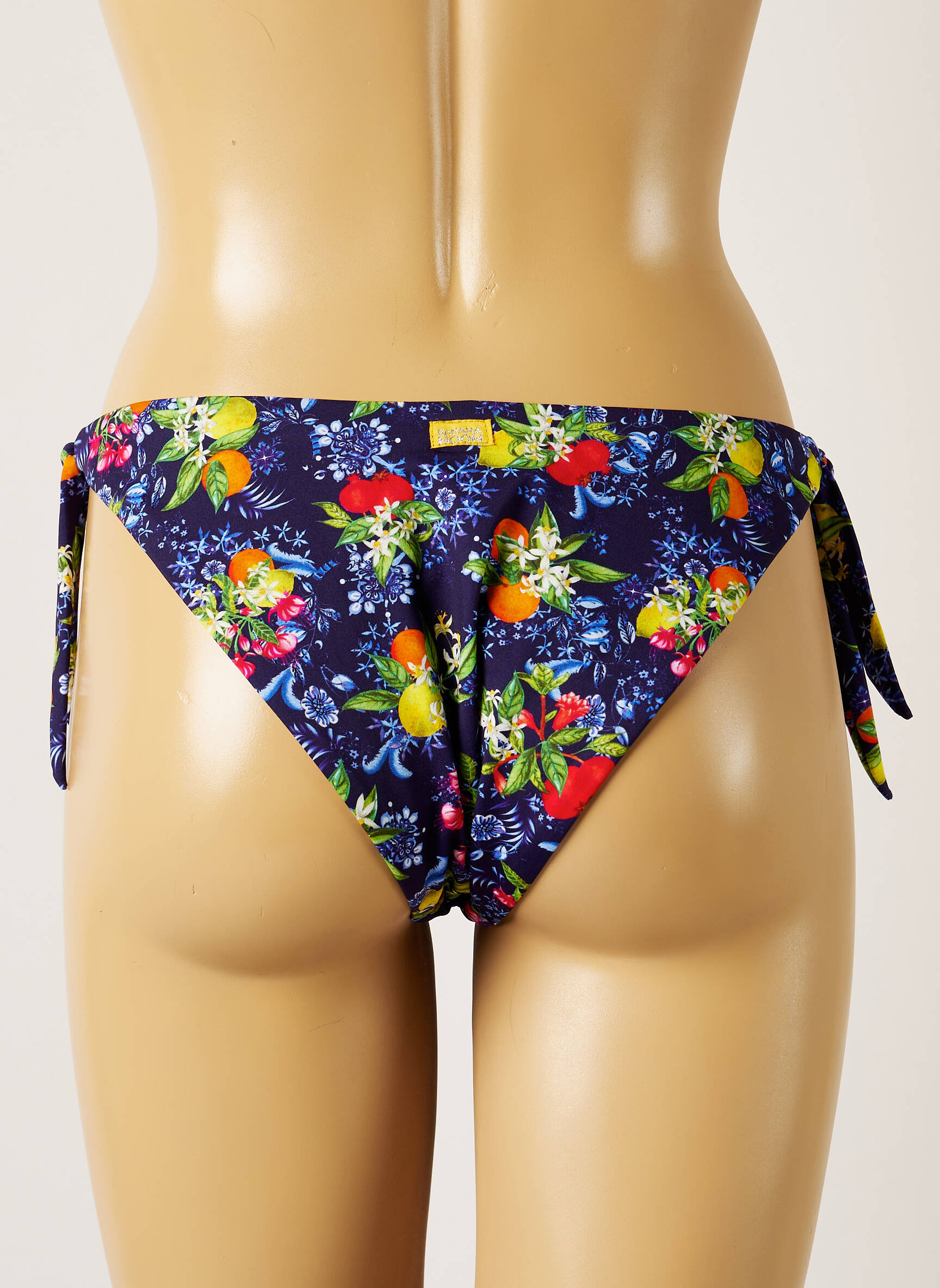 Maudymosi kelnaitės fantazijos raštas bikini mėlyna BANANA MOON moteris