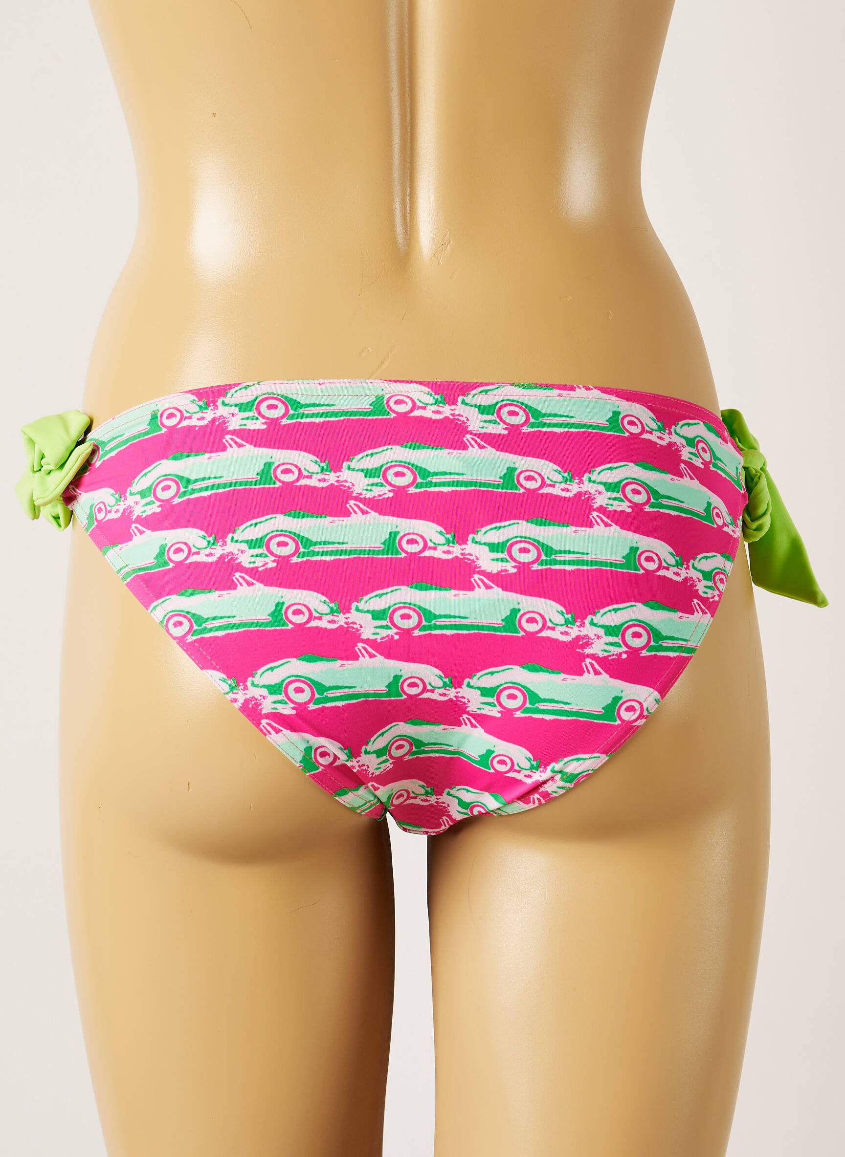 Maudymosi kelnaitės fantazijos raštas bikini rožinė BANANA MOON moteris