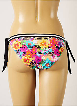 Maudymosi kelnaitės gėlių raštas bikini rožinė BANANA MOON moteris