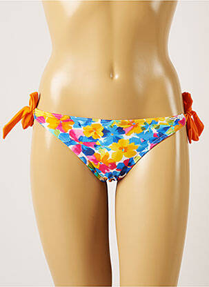 Maudymosi kelnaitės gėlių raštas bikini mėlyna BANANA MOON moteris