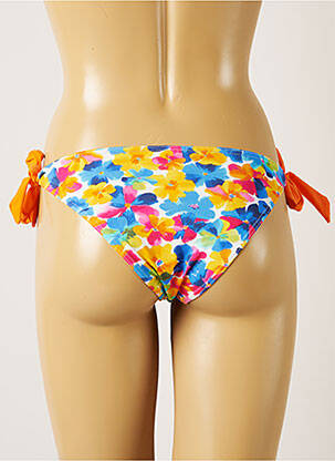 Maudymosi kelnaitės gėlių raštas bikini mėlyna BANANA MOON moteris