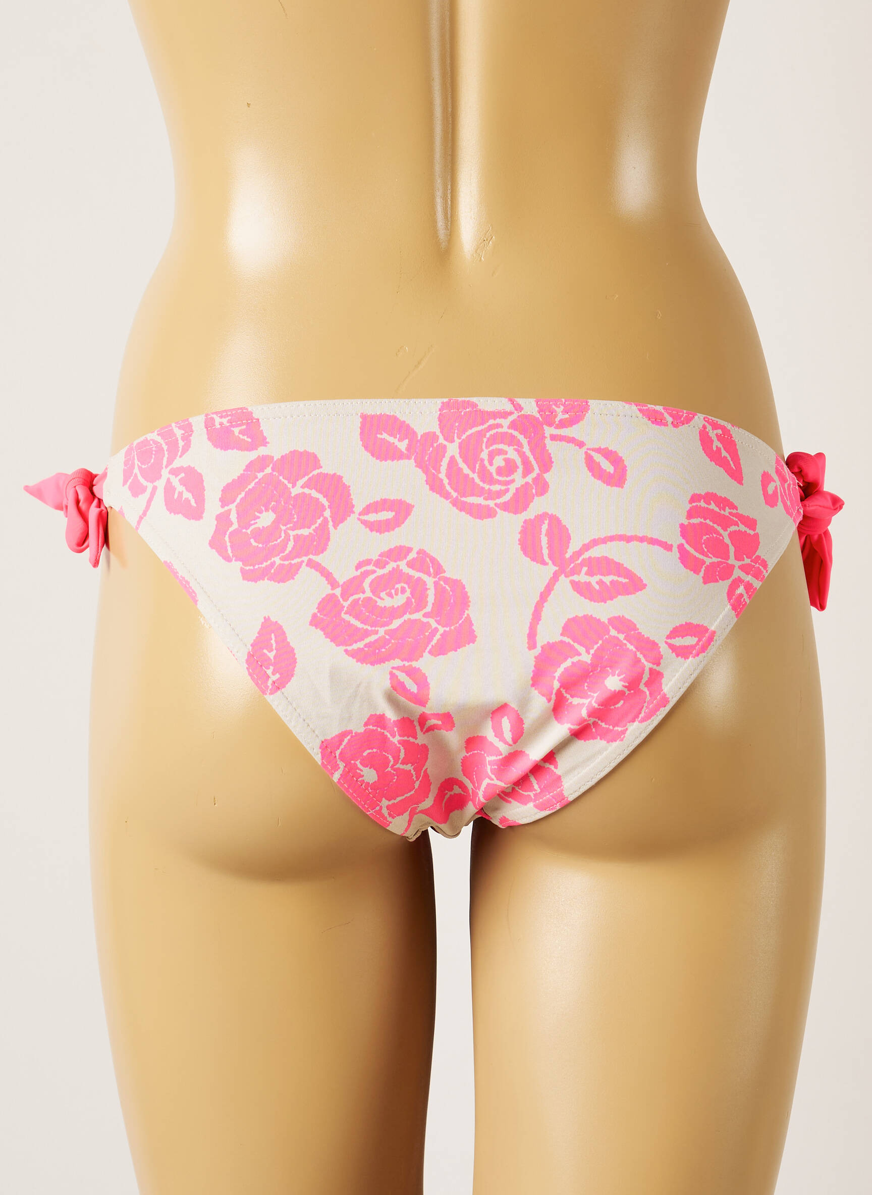 Maudymosi kelnaitės gėlių raštas bikini pilka BANANA MOON moteris