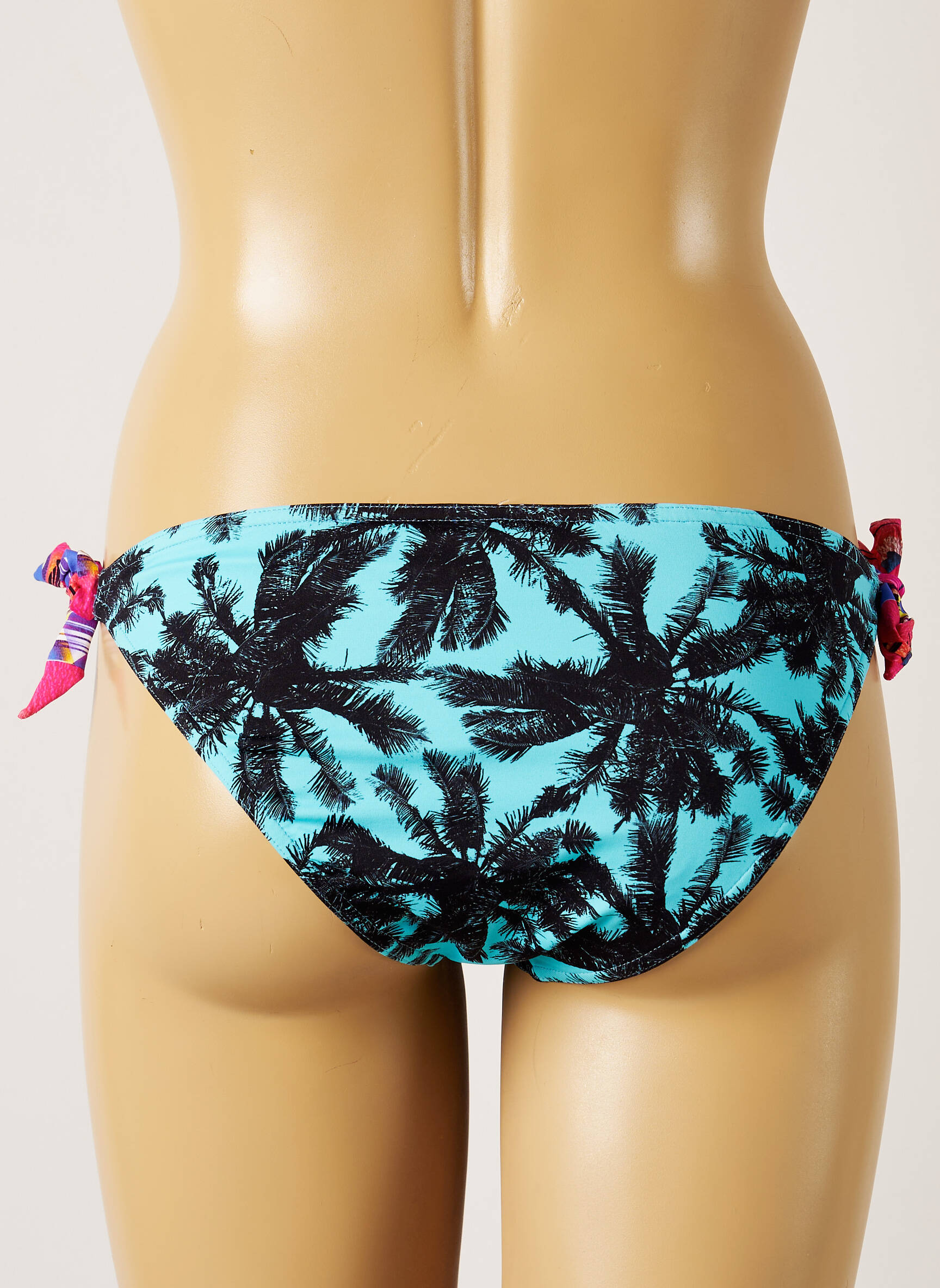 Maudymosi kelnaitės tiesioginis dažymas spausdinimas bikini mėlyna BANANA MOON moteris