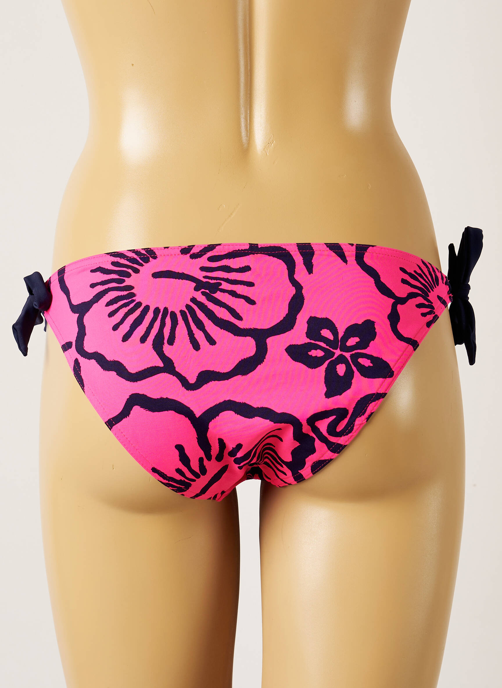 Maudymosi kelnaitės tiesioginis dažymas spausdinimas bikini rožinė BANANA MOON moteris
