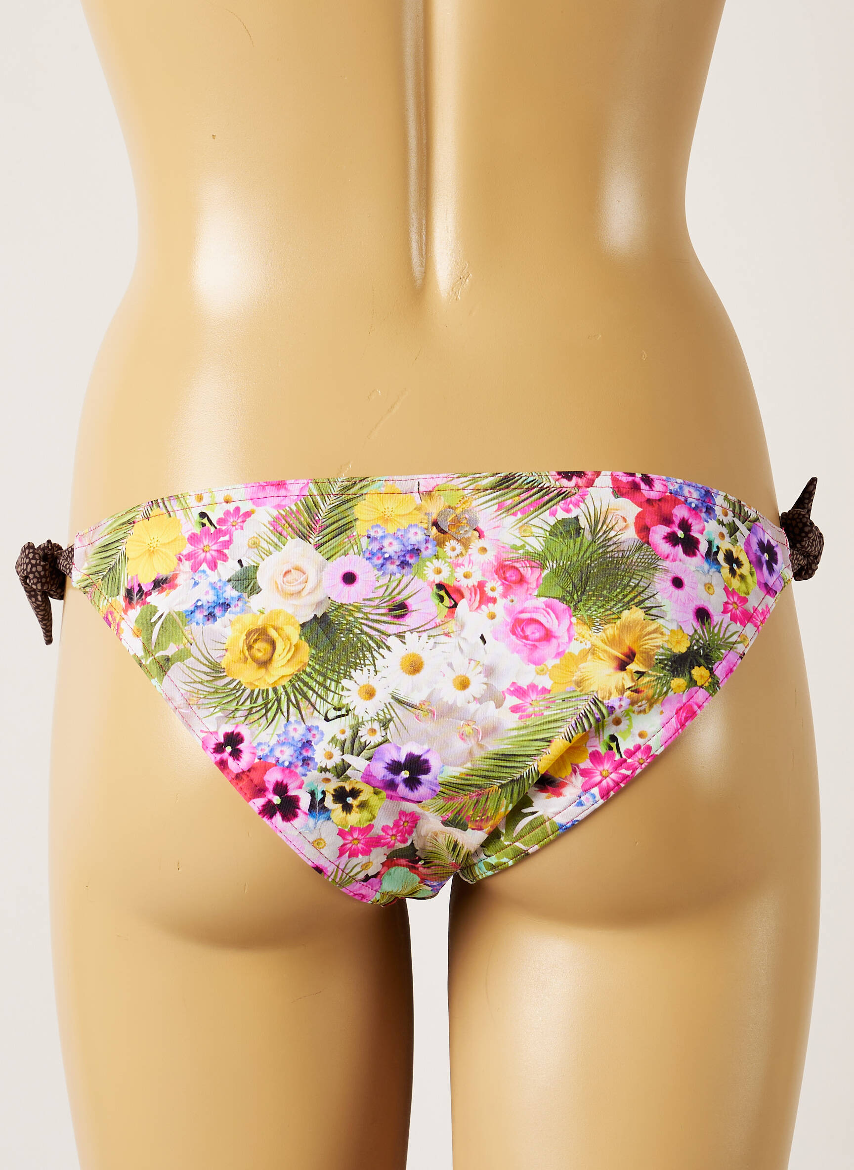Maudymosi kelnaitės tiesioginis dažymas spausdinimas bikini pilka BANANA MOON moteris