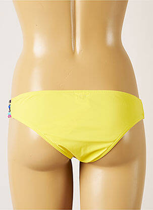 Maudymosi kelnaitės satino efektas bikini geltona BANANA MOON moteris