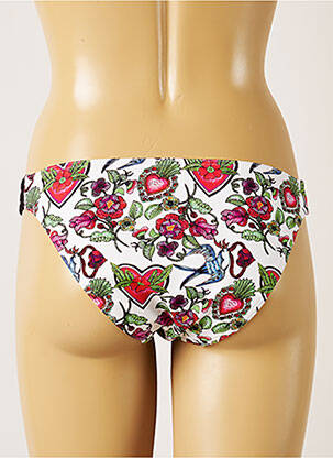 Maudymosi kelnaitės gėlių raštas bikini baltas BANANA MOON moteris