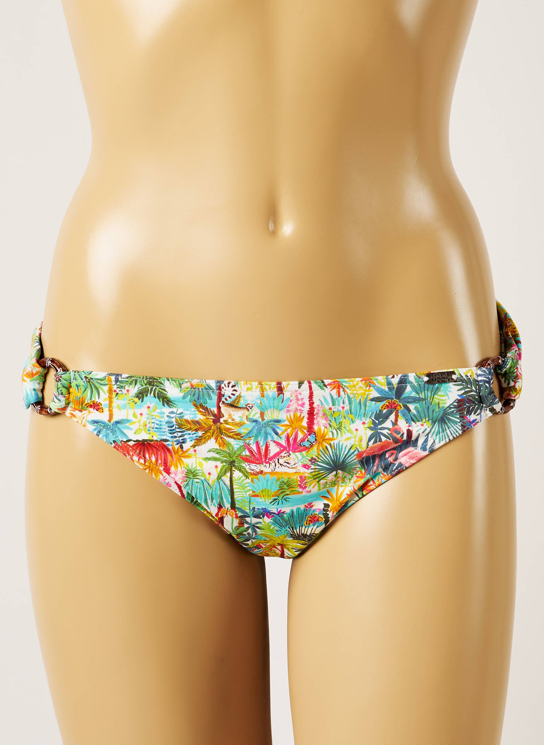 Maudymosi kelnaitės tiesioginis dažymas spausdinimas bikini žalias BANANA MOON moteris
