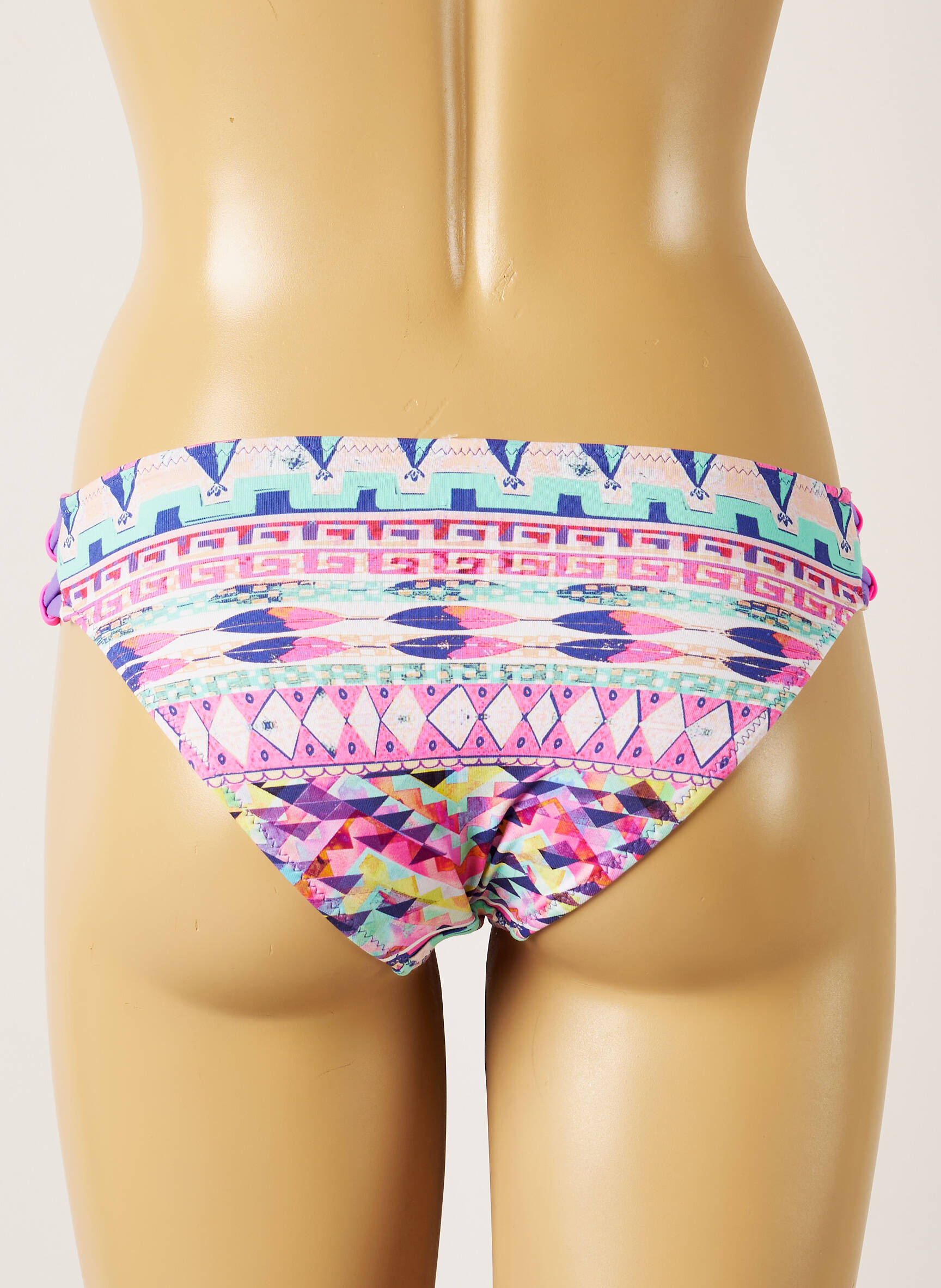 Maudymosi kelnaitės fantazijos raštas bikini violetinis BANANA MOON moteris